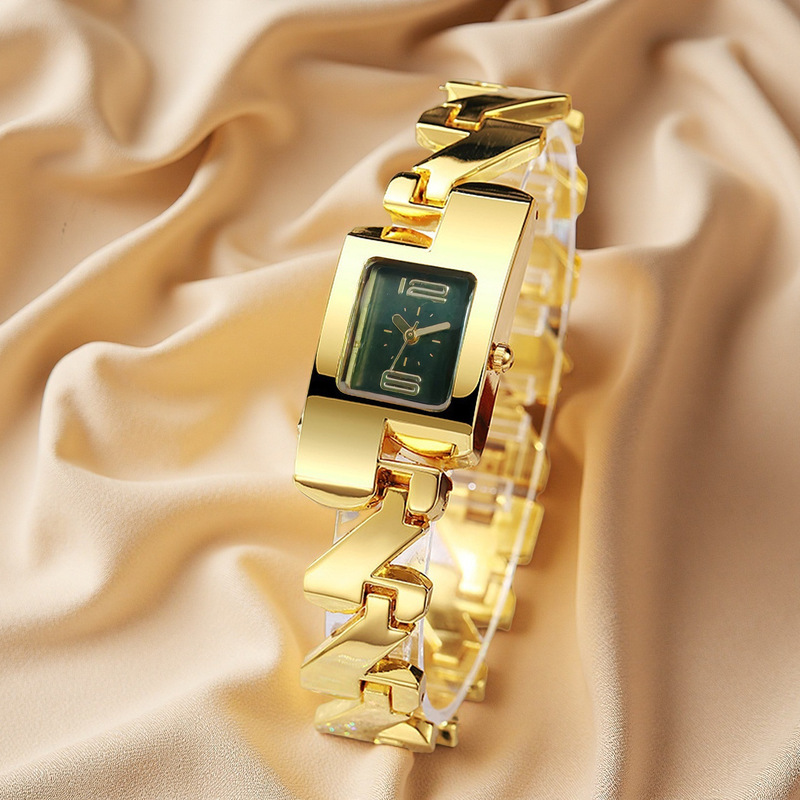 Luxury Watch Female - Women Square Quartz Watch Fashion Bracelet