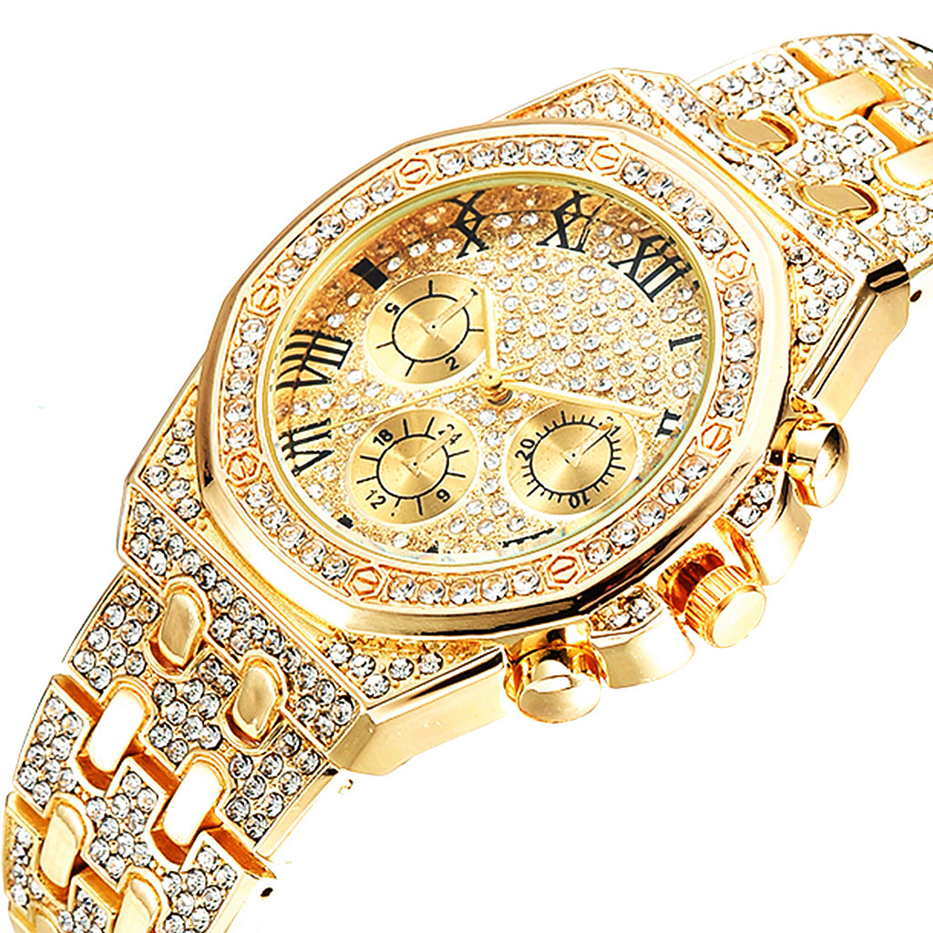 Men Watch Set Necklace+Watch+B - Luxury Watch Miami review and price