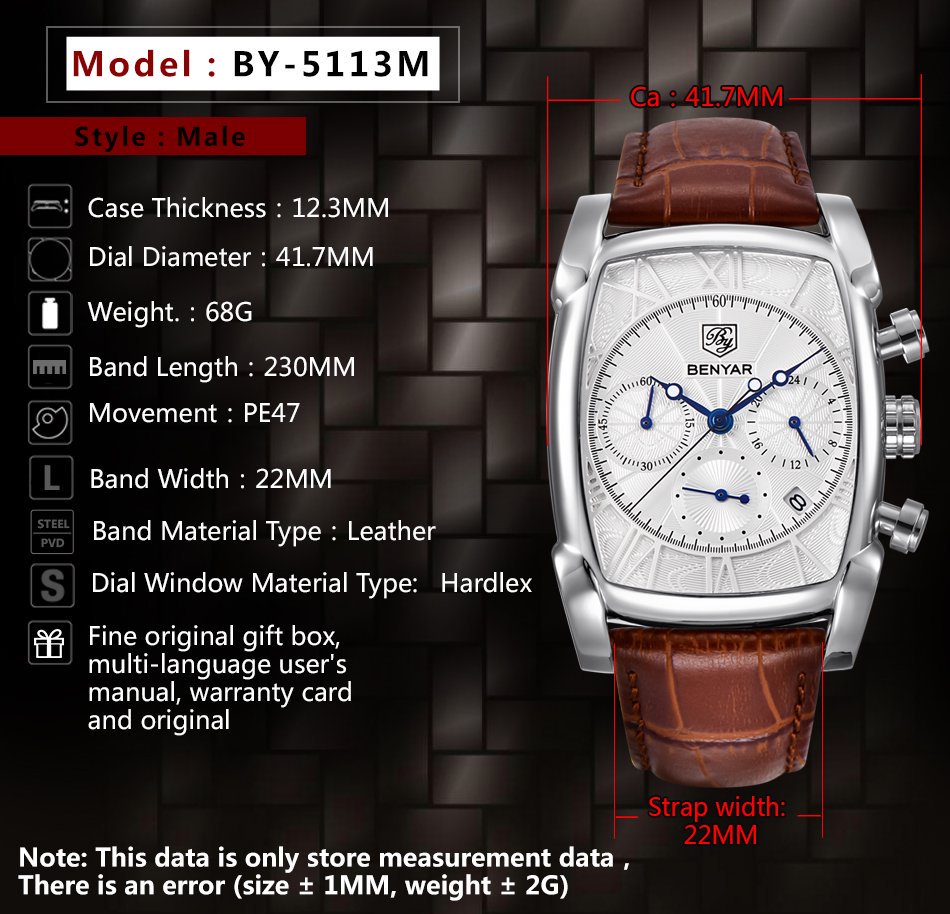 Relogio Masculino Mens Watches - Luxury Watch German review and price