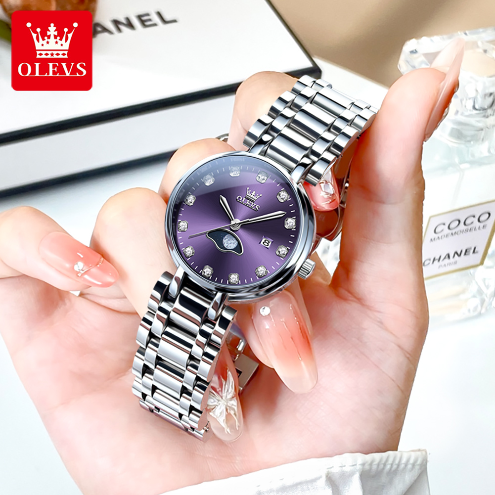 OLEVS Elegant Fashion Purple R - Luxury Watch Cheap review and price
