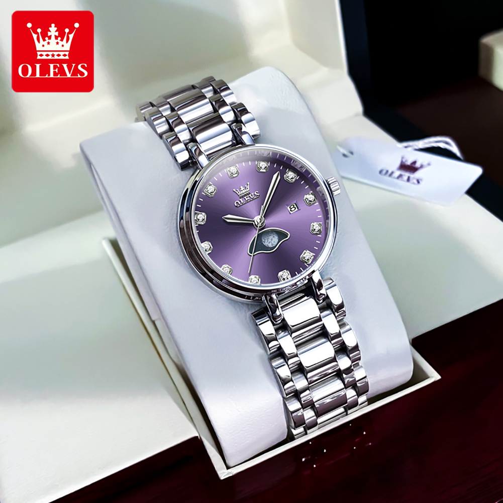 OLEVS Elegant Fashion Purple R - Luxury Watch Cheap review and price