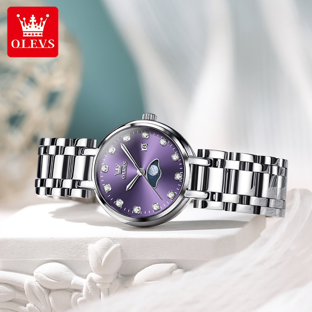 OLEVS Elegant Fashion Purple R - Luxury Watch Cheap review and price