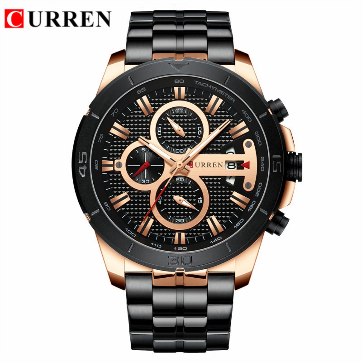 CURREN Watch Men Waterproof Ch - Luxury Watch Brands review and price