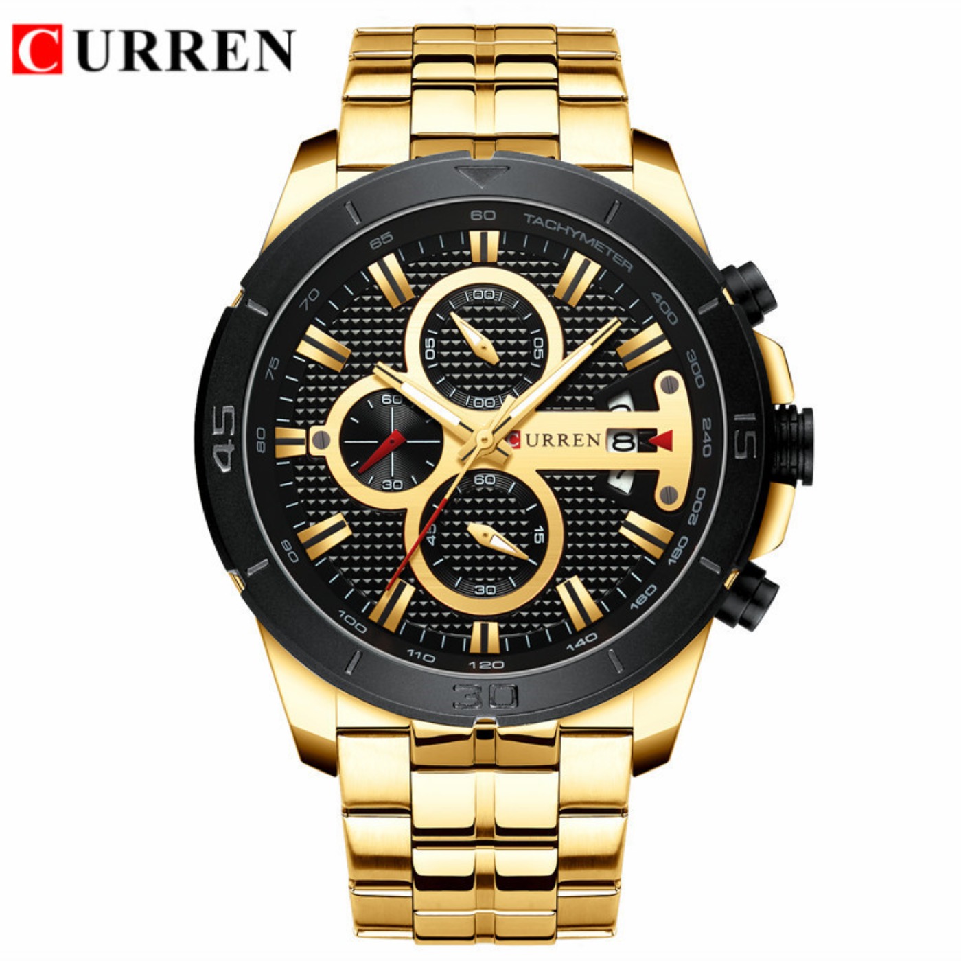 CURREN Watch Men Waterproof Ch - Luxury Watch Brands review and price