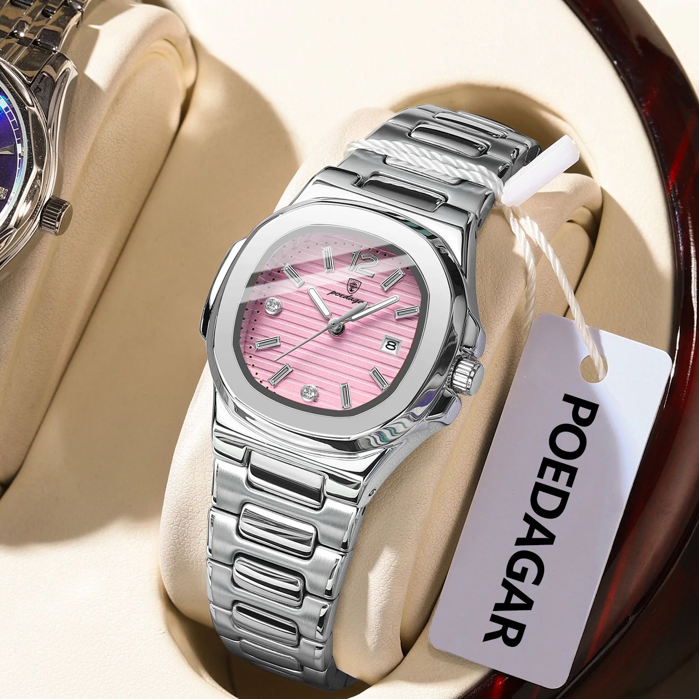 POEDAGAR Square Fashion Woman  - Luxury Watch Female review and price