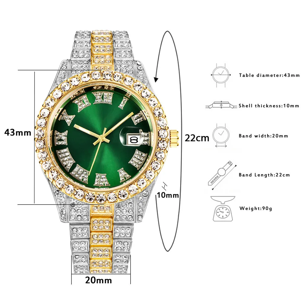 Full Iced Out Bracelet Men Bli - Luxury Watch Miami review and price