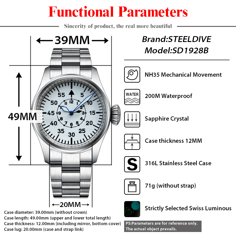 STEELDIVE NEW Luxury Mechanica - Luxury Watch German review and price