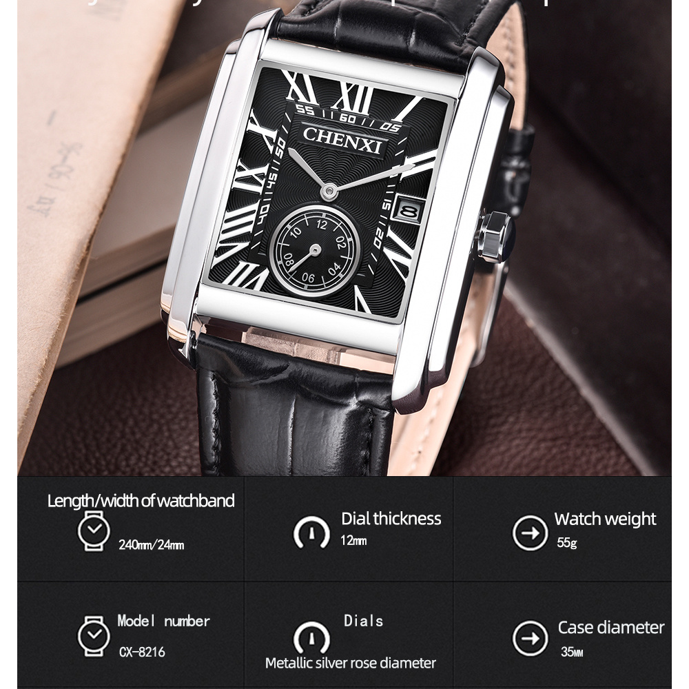 CHENXI 8216 Fashion Classic Sq - Luxury Watch Audemars Piguet review and price
