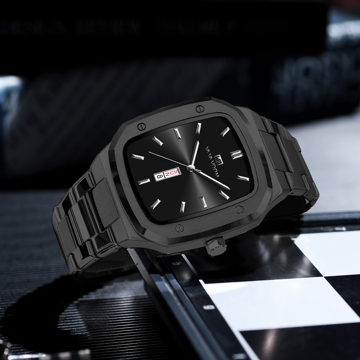 New Week Quartz Watch Men Move - Luxury Watch All Black review and price