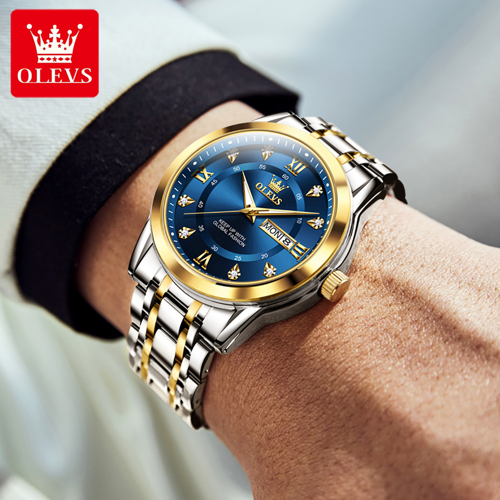 OLEVS Brand Fashion men's watc - Luxury Watch Brands review and price