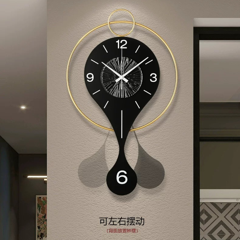 Luxury Circular swinging wall  - Luxury Watch Wall Clock review and price