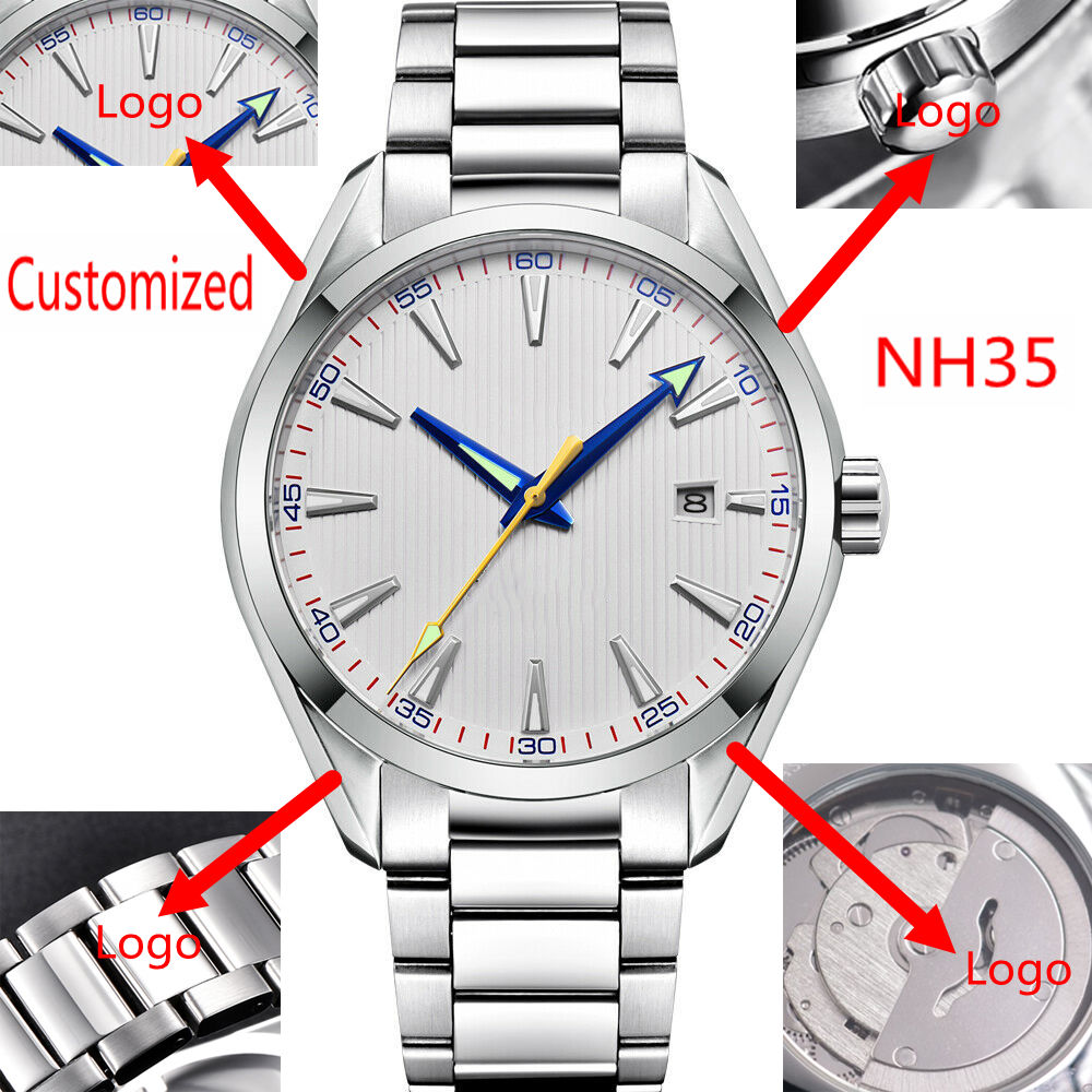 Custom Logo 41mm Men Miyota/NH - Luxury Watch Brands review and price