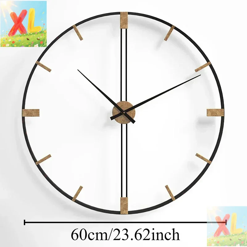 Nordic Wall Clocks Metal Wall  - Luxury Watch Wall Clock review and price