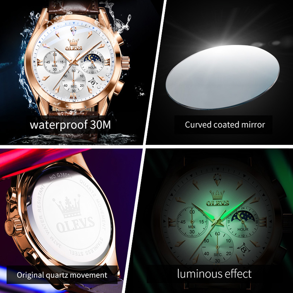 OLEVS Brand New Fashion Quartz - Luxury Watch Audemars Piguet review and price